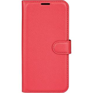 Samsung Galaxy M34 (5G) / F34 (5G) Litchi Læder Flip Cover m. Pung - Rød