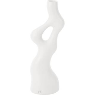 Vase Organic Swirls Ø3cm polyresin hvid