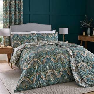 Dreams & Drapes Dreams & Drapes Blue Palais Quilted Bedspread