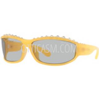 Swarovski SK6009 103087 73 Solbriller Kvinder Gul - Opal Topaz Yellow With Gems - 73mm