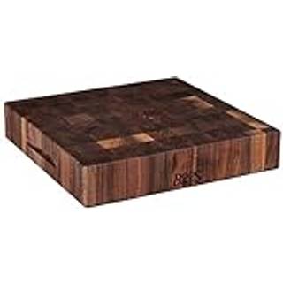 Boos Blocks Black Walnut Hackblock 38x38x7,5 cm - Walnuss-Stirnholz - Braun