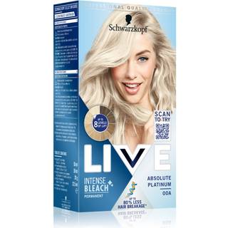 Schwarzkopf LIVE Intense Bleach Farvefjerner til Hår 00A Absolute Platinum 1 stk. - 1 stk.