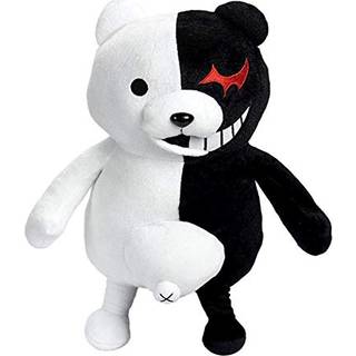 Werycos plys 35 cm 25 cm plys sort hvid bj?rn anime udstoppet plys