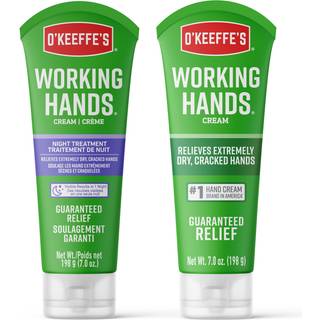 O'Keeffes arbejdsh?nder h?ndcreme; 7 oz r?r og natbehandling h?ndcreme; 7 oz r?r