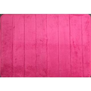 Pink Memory Foam-bademtte - Utroligt bldt, absorberende tppest - skridsikkert og 17 x 24 tommer - Bruges til kkken eller badevrelse