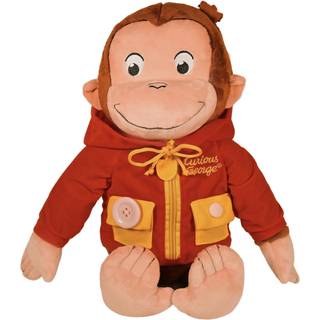 B?rn foretr?kker nysgerrig George L?r at kl?de abe udstoppet dyreplysende leget?j Soft Cute Cuddle Plushie Gaver til baby og sm?b?rn drenge og pi