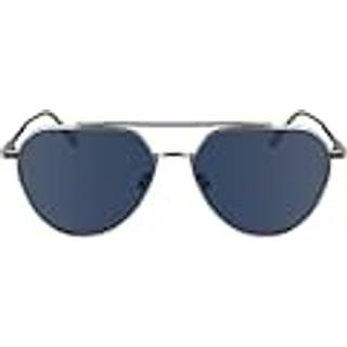 Calvin Klein Unisex CK24100S 045 Solbriller Metal Sølv Blå Pilot Normal Normal