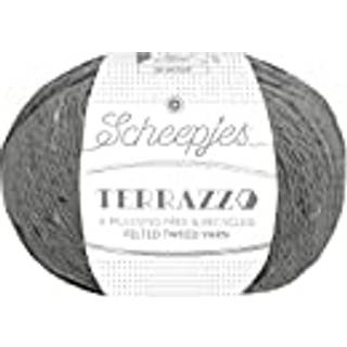 Scheepjes Terrazzo 741 Cenere Indhold: 70% genanvendt uld og 30 % genanvendt viskose Vægt/længde: 50 gram = ca. 175 meter Anbefalede pinde: 4.00 mm Strikkefasthed: 10 cm x 10 cm = 27 m x 35 p Vaskes i hånden ved 30°C / Tåler ikke tørretumbler / Tørres fladt.