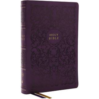 KJV Holy Bible with 73,000 Center-Column Cross References, Purple Leathersoft, Red Letter, Comfort Print: King James Version