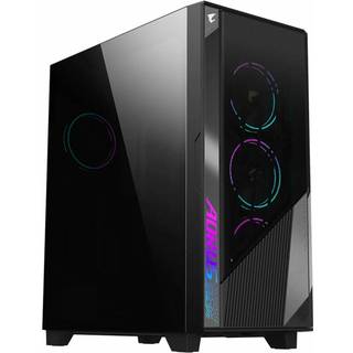 GIGABYTE AORUS C500 GLASS - Kabinet - Tower - Sort