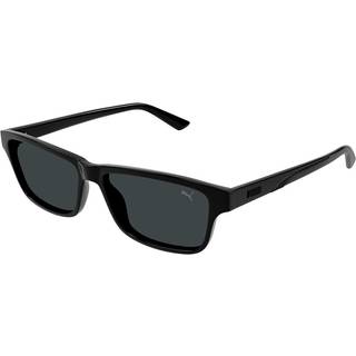 Puma PU0469S 001 57 Solbriller Mænd Black - Black - 57mm