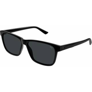 Puma PU0467S 001 57 Solbriller Mænd Black - Black - 57mm
