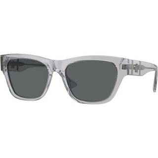 Versace VE4457F Asian Fit 543287 55 Solbriller Mænd Grå - Transparent Grey - 55mm