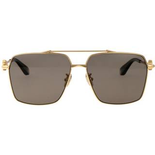 Roberto Cavalli Unisex SRC036V 400P Solbriller Metal Guld Brun Firkantet Polariseret