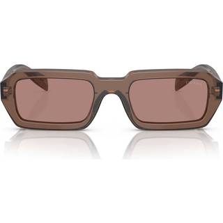 Prada PR A12S 17O60B 52 Solbriller Kvinder Brun - Transparent Brown - 52mm