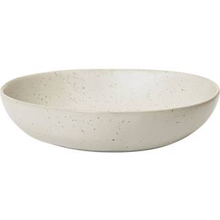 Ferm Living Flow skål large Ø19,5 cm Offwhite speckle