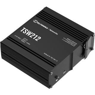 Teltonika TSW212 netværksswitch Administreret L2 Gigabit Ethernet (10/100/1000) Sort