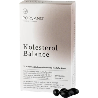 Porsano Kolesterol Balance - 60 kapsler