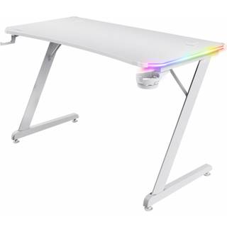 Trust GXT709 LUMINUS RGB gaming skrivebord (hvid)