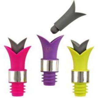 Assorteret Lily Wine Pourer og Stoppers af True