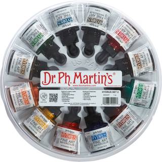 Dr. Ph. Martins Hydrus Fine Art Watercolor 1 ounce (pakke med 10) sæt 2 farver