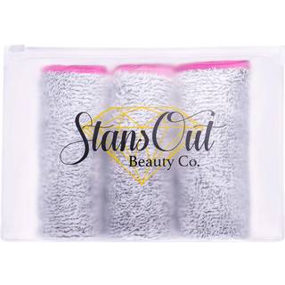 Stansout makeup håndklæder - pakke med 3 genanvendelige makeup remover klude - mikrofiber ansigtshåndklæder til fjernelse af makeup - vaskeklud t