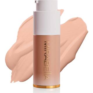 Mirabella Invincible For All HD Liquid Foundation - Anti-Aging Fuld Dkning Flydende Ansigtsmakeup - Fugtgivende Hydrating & Lightweight Foundati
