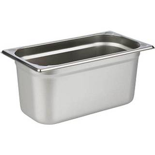Gastrobakke 1/3 GN, stål, 5,7 L