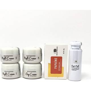 Beautederm Bedste hudpleje Anti Aging Beauty Set | Restaurering hudbehandling smidighed for sund dugget og rosenr?d look (almindeligt s?t)