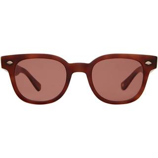 Garrett Leight CANTER SUN VINBRT/PRW 47 Solbriller Mænd Tortoiseshell - Vintage Burnt Tortoise - 47mm