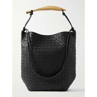 Bottega Veneta - Sardine Hobo Embellished Intrecciato Leather Tote Bag - Men - Black