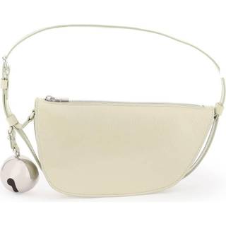 Burberry Shield Mini leather shoulder bag - beige - One Size
