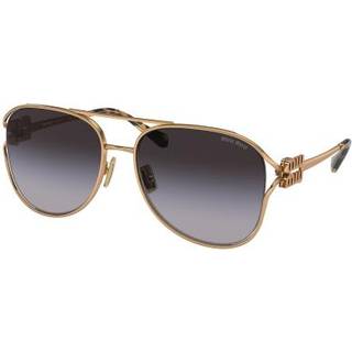 Miu Miu MU52ZS 7OE5D1 58 Solbriller Kvinder Guld - Ancient Gold - 58mm