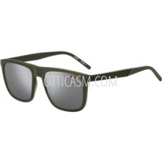 HUGO HG 1304/S 1ED/T4 55 Solbriller Mænd Grøn - Frosted Dark Green - 55mm