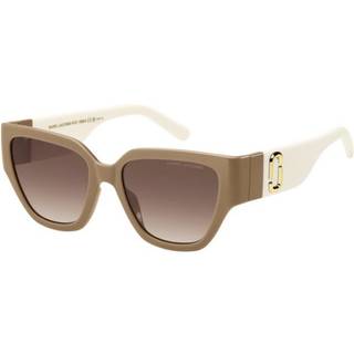 Marc Jacobs Kvinde MARC 724/S 10A/HA Solbriller Injiceret Beige Brun Firkantet Skygge