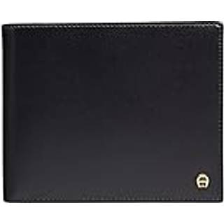 AIGNER Herren Geldbörsen/Etuis schwarz Leder