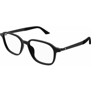 Montblanc MB0335OA Asian Fit 001 53 Briller Mænd Black - Matte Black - 53mm