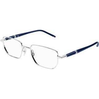 Montblanc Mand MB0347O 002 Vista -rammer Metal Sølv Transparent Firkantet