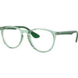 Ray - Ban Kvinde RX7046 ERIKA 8340 Optiske stel Injiceret Grøn Transparent Rund Normal