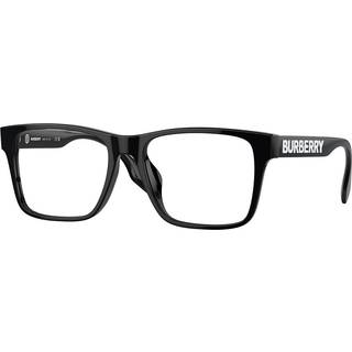 Burberry Mand BE2393D 3001 Optiske stel Acetat Sort Transparent Firkantet Normal