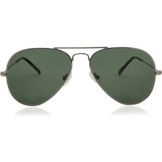 Pilot Fuld Kant Metal Silver Solbriller Mænd - SmartBuy Collection - Silver - 55mm