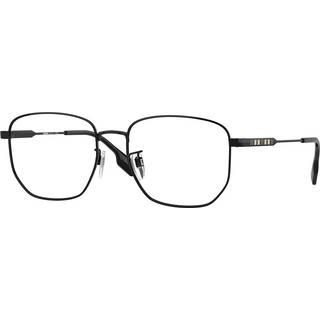 Burberry Mand BE1352D 1001 Optiske stel Stål Sort Transparent Geometrisk Normal