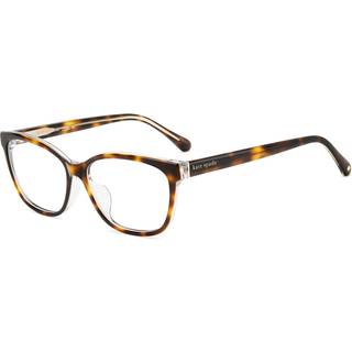 Kate Spade Kattalin/F Asian Fit C9A 54 Briller Kvinder Rød - Transparent Dark Red On Transparent Pink - 54mm
