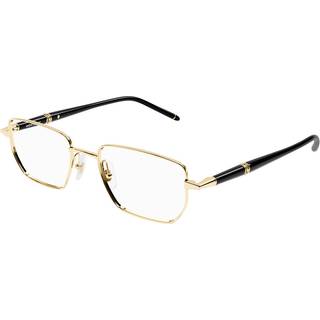 Montblanc Mand MB0347O 001 Optiske stel Metal Guld Transparent Firkantet
