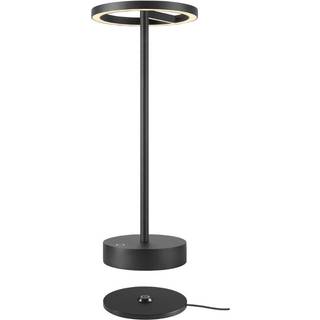 SLV LED genopladelig lampe Vinolina One, sort, 2.700 K, højde 33 cm