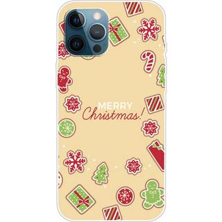 iPhone 15 Pro Fleksibelt Plast Bagside Jule Cover - Merry Christmas - Juleklistermærker