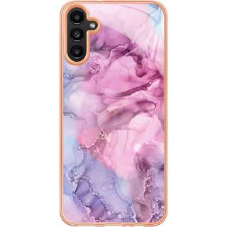 Samsung Galaxy A34 (5G) Plastik Cover - Lyserød Marmor