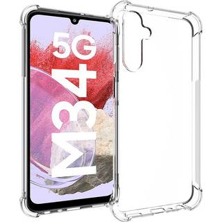 Samsung Galaxy M34 (5G) / F34 (5G) Drop-Proof Fleksibelt Plastik Bagside Cover - Gennemsigtig