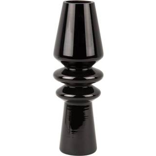 Vase Sparkle Cone Ø9cm glas sort