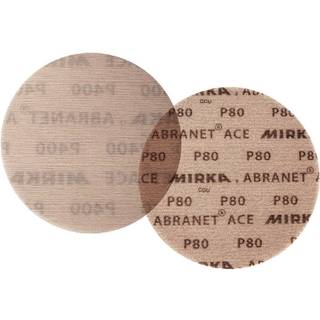 150mm Mirka Abranet Ace sliberondeller med velcro - 50 stk. Korn P500